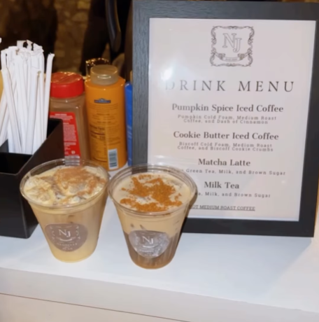 iced coffee menu mobile bartender for events, weddings, parties, special occasions